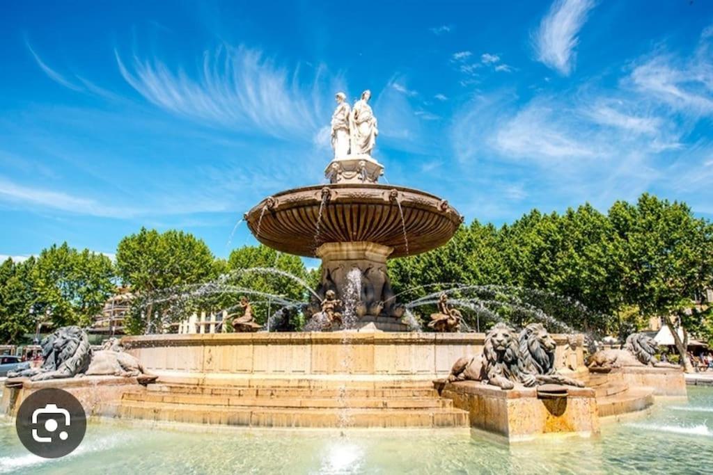 Apartament Joli T2 Lumineux Avec Balcon Et Wifi - Proche Cv Aix-en-Provence Zewnętrze zdjęcie
