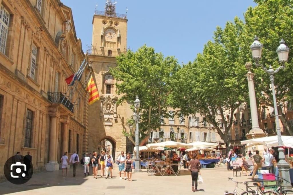 Apartament Joli T2 Lumineux Avec Balcon Et Wifi - Proche Cv Aix-en-Provence Zewnętrze zdjęcie